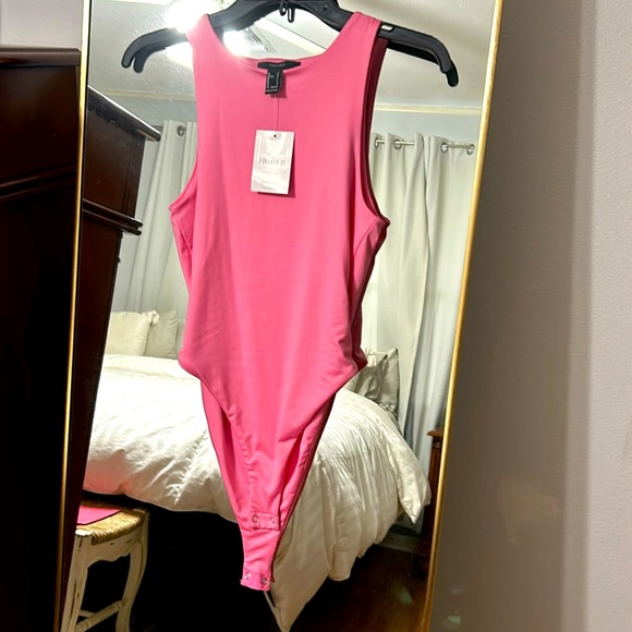 Forever 21 Pink tank body suit - Picture 1 of 1